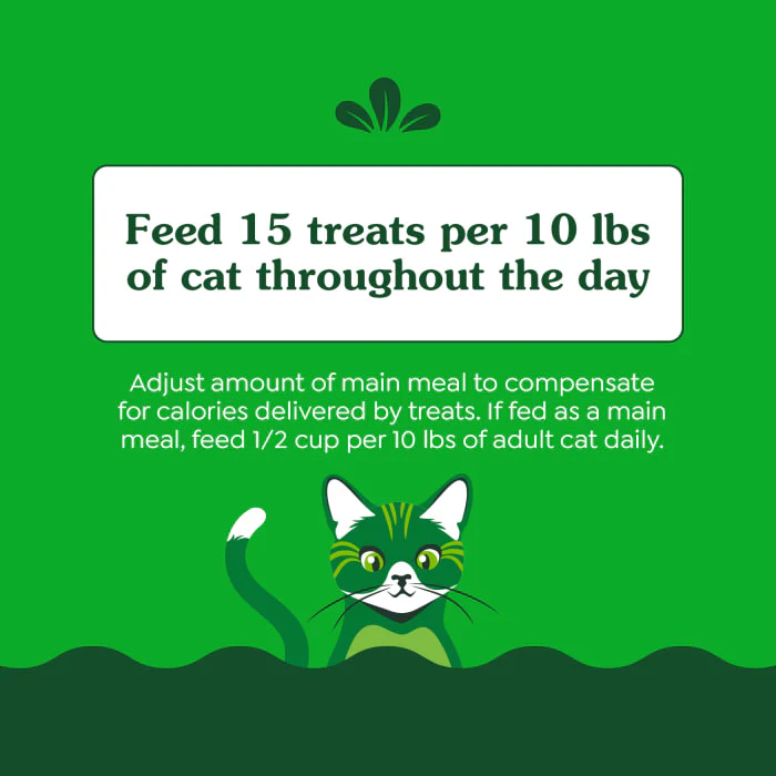 FELINE GREENIES SMARTBITES Skin & Fur Health Crunchy and Soft Textured Adult Natural Cat Treats, Chicken Flavor, 16 oz. Tub - Image 8