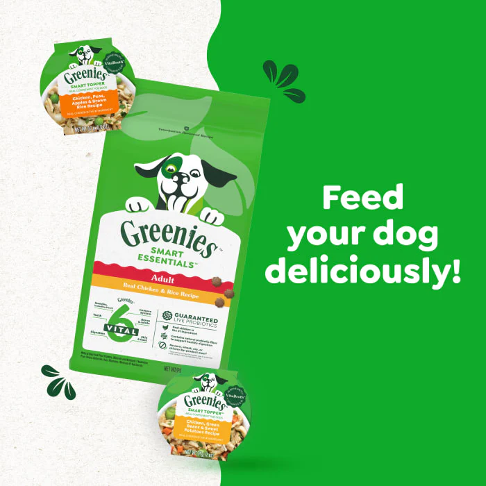 Greenies Smart Topper Wet Mix-In for Dogs, Chicken, Peas, Apples & Brown Rice Recipe, 2 oz. Tray - Image 7
