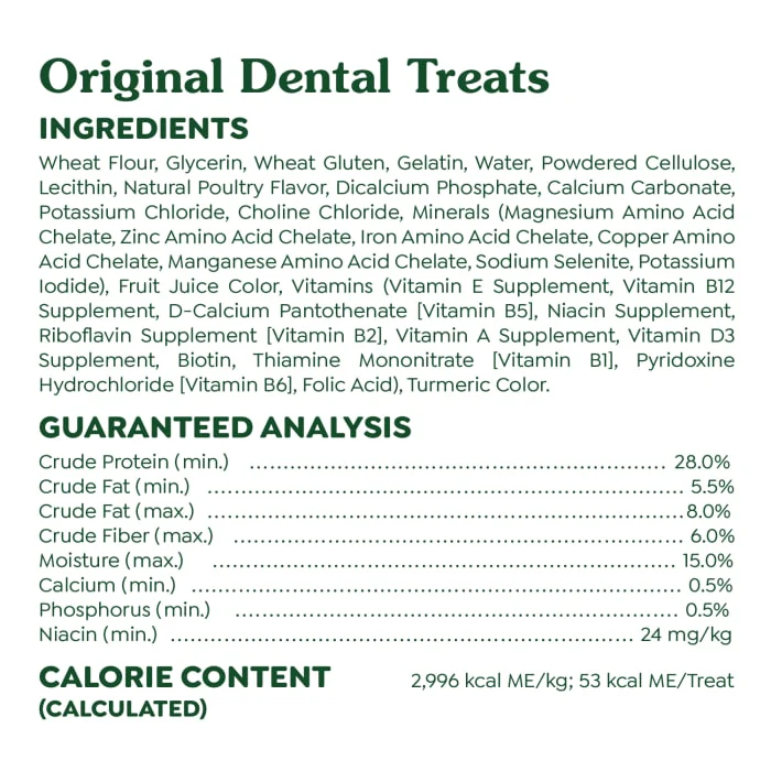 GREENIES Original Petite Natural Dental Care Dog Treats, 6 oz. Pack (10 Treats) - Image 8