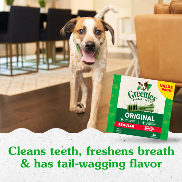 Greenies Natural Dental Care Dog Treats Regular Size, 36 oz. Variety Pack, 3 Flavors - Image 4