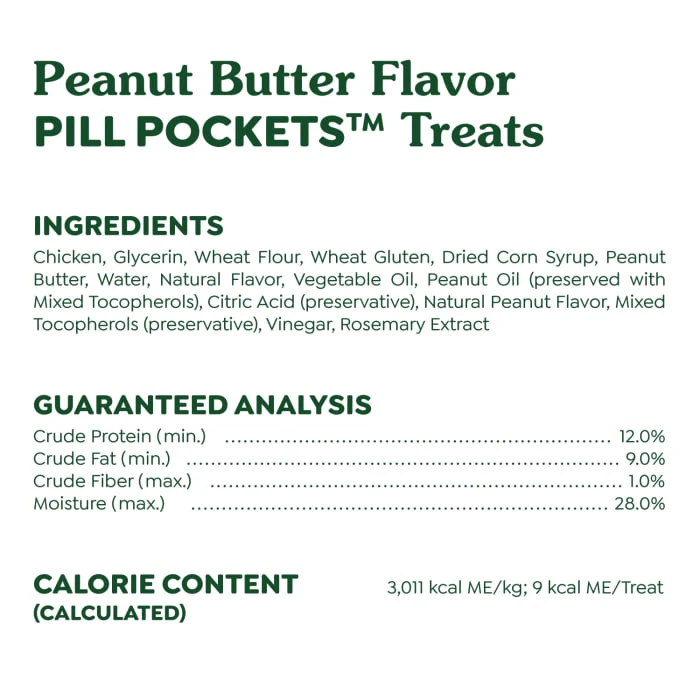Greenies Pill Pockets for Dogs Small, Tablet Size Dog Treats, Peanut Butter Flavor, 3.2 oz., 30 Pack - Image 8