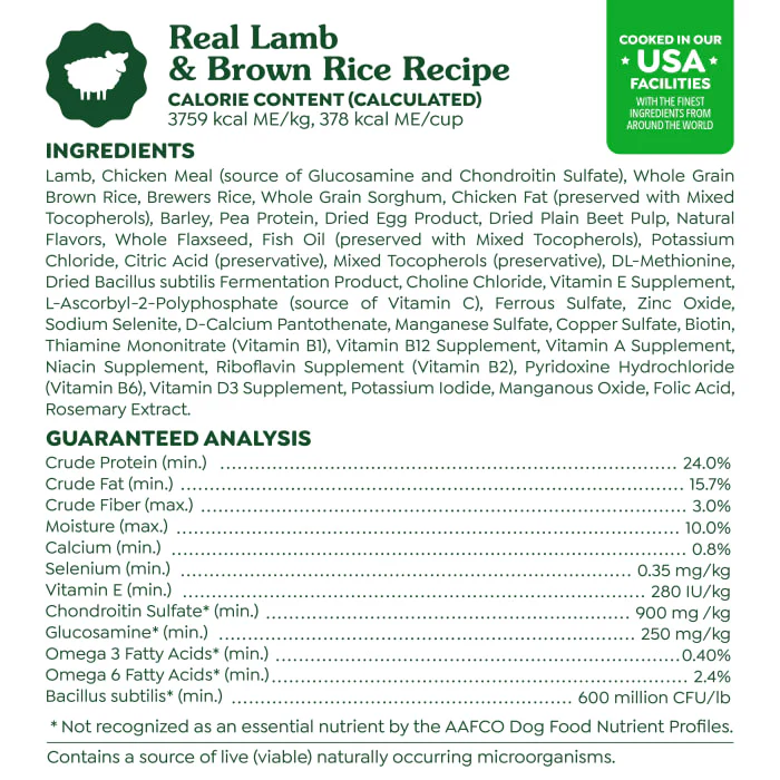 Greenies Smart Essentials Sensitive Digestion & Skin Adult Dry Dog Food Real Lamb & Brown Rice Recipe, 6 lb. Bag - Image 10