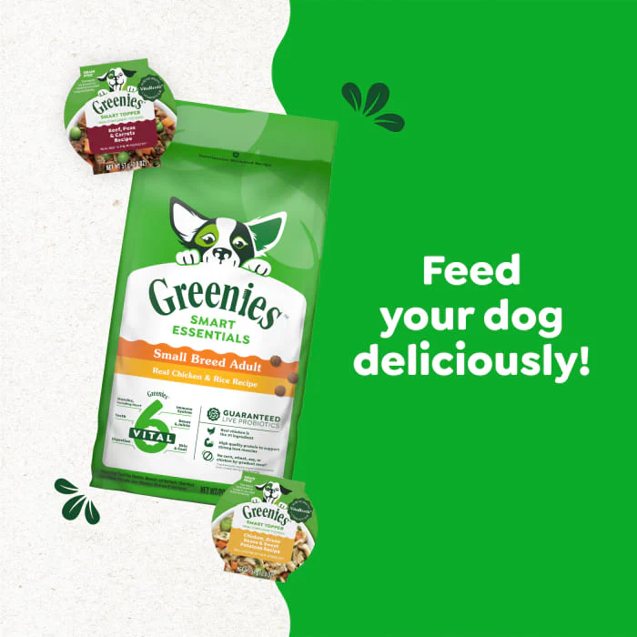 Greenies Smart Essentials Small Breed Adult High Protein Dry Dog Food Real Chicken & Rice Recipe, 5.5 lb. Bag - Image 6