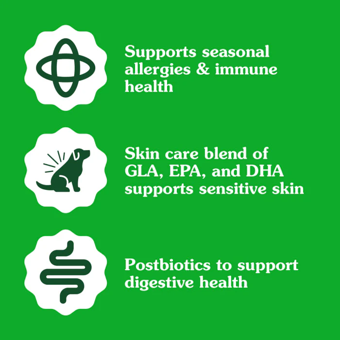 Greenies Allergy & Immune Support Sensitive Care Dog Supplement Peanut Butter Flavor, 40 Count Pouch - Image 5